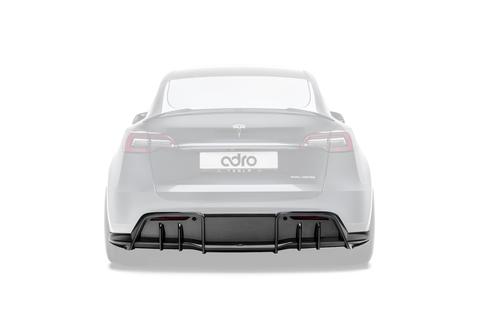 Tesla Model Y V1 Dry Carbon Fiber Rear Diffuser 2022-2024