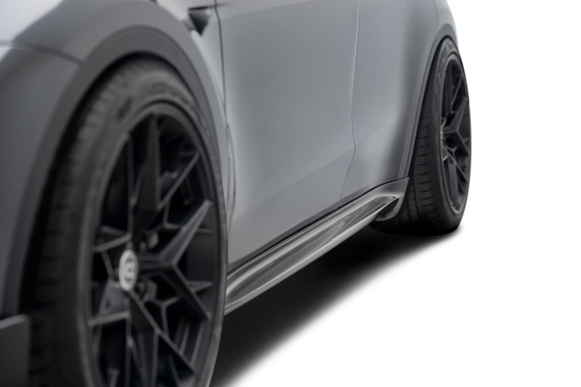 Tesla Model Y V1 Dry Carbon Fiber Side Skirts 2022-2024