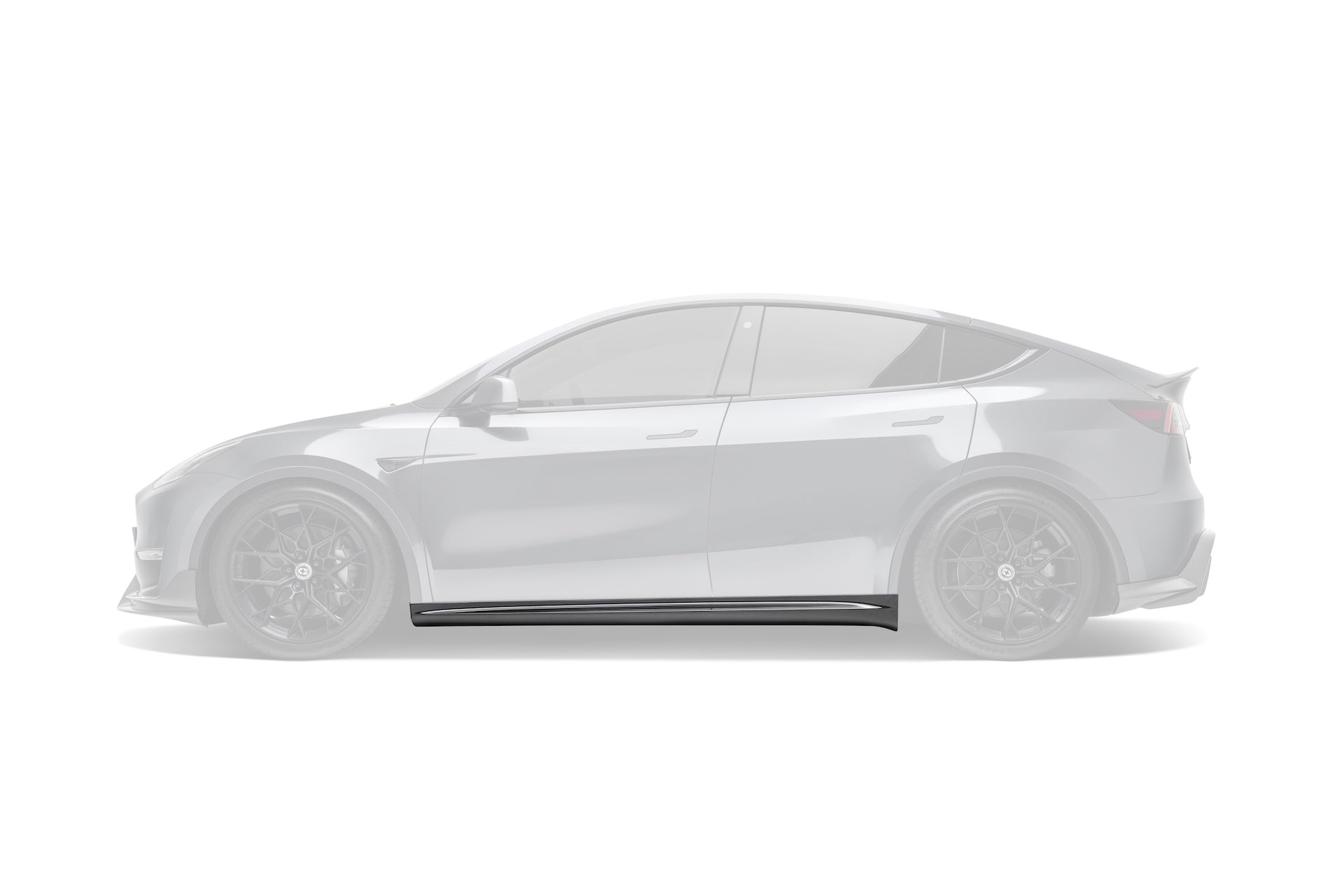 Tesla Model Y V1 Dry Carbon Fiber Side Skirts 2022-2024