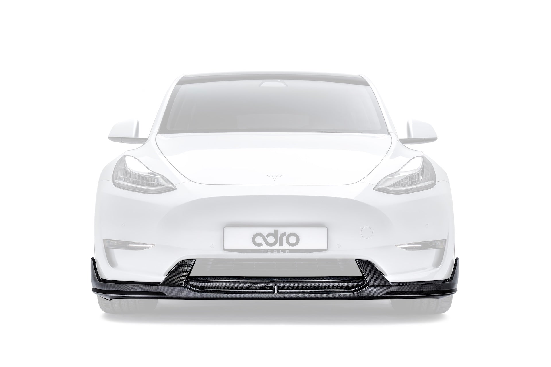 Tesla Model Y V2 Carbon Fiber Front Lip 2022-2024