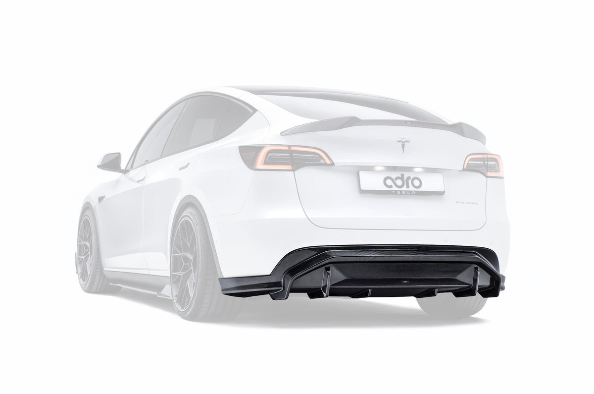 Tesla Model Y V2 Carbon Fiber Rear Diffuser 2022-2024
