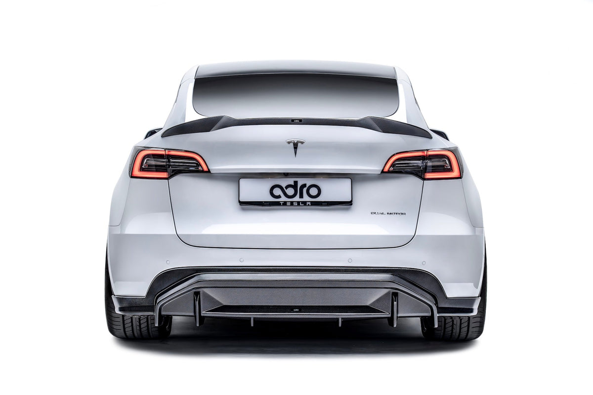 Tesla Model Y V2 Carbon Fiber Rear Diffuser 2022-2024