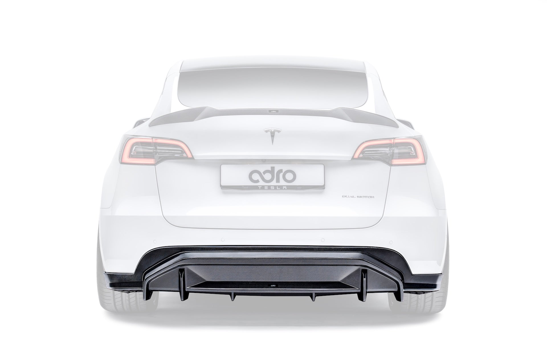Tesla Model Y V2 Carbon Fiber Rear Diffuser 2022-2024