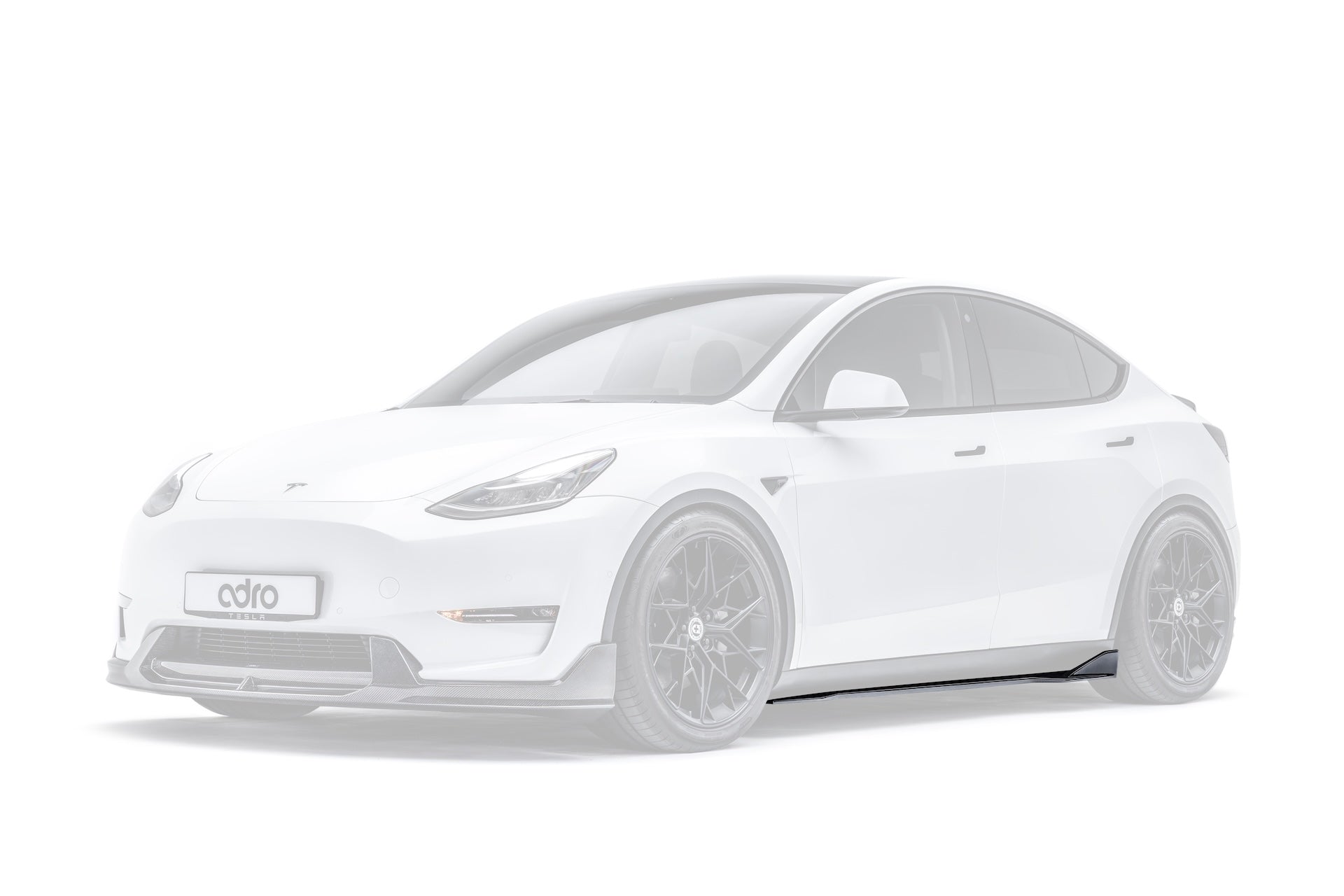 Tesla Model Y V2 Carbon Fiber Side Skirts 2022-2024