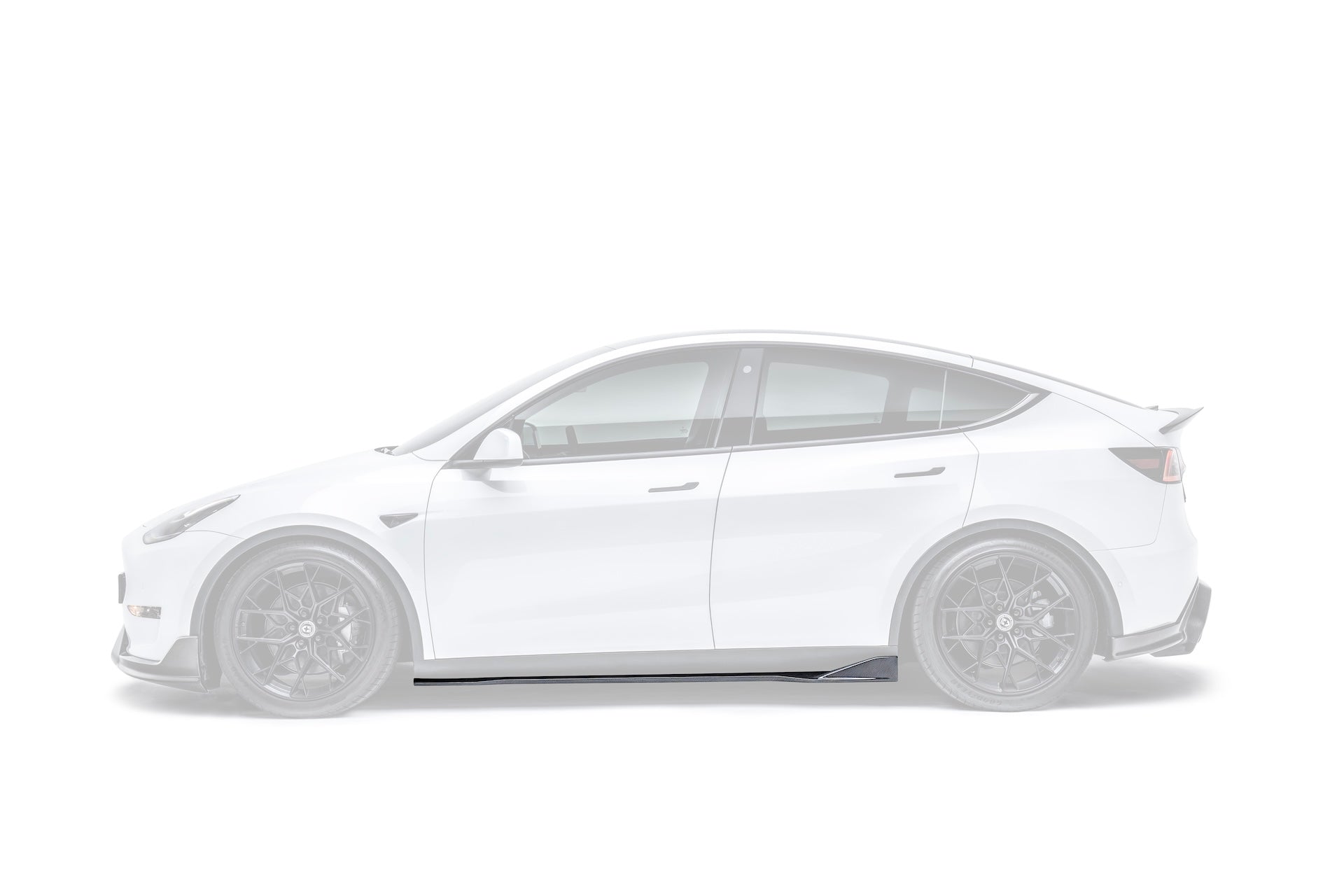 Tesla Model Y V2 Carbon Fiber Side Skirts 2022-2024
