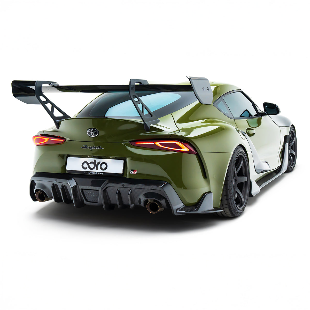 ADRO Toyota GR Supra AT-P1 Reverse Swan Neck Wing