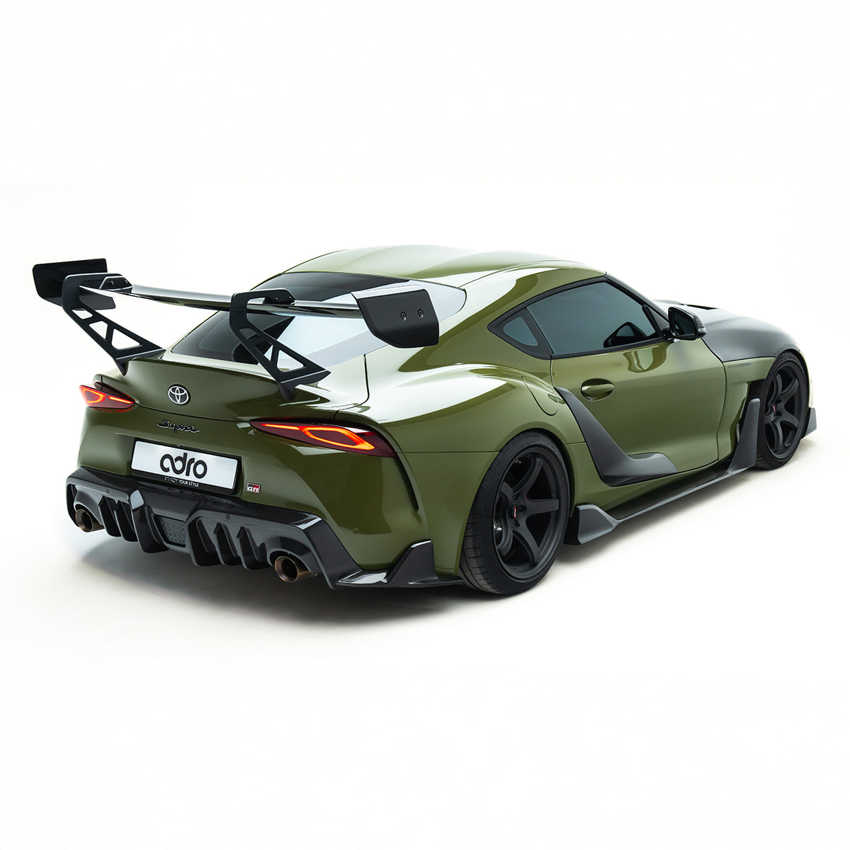 ADRO Toyota GR Supra AT-P1 Reverse Swan Neck Wing