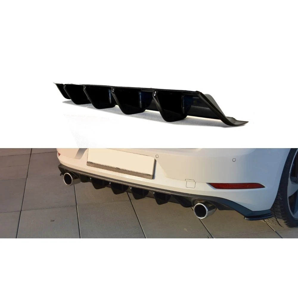 Maxton Designs Rear Diffuser V2 Valance VW Golf Mk7.5 GTI (Facelift)