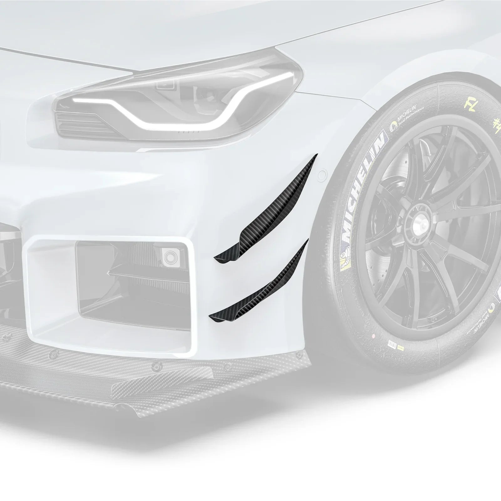 BMW G87 M2 Prepreg Race Canards 2023+