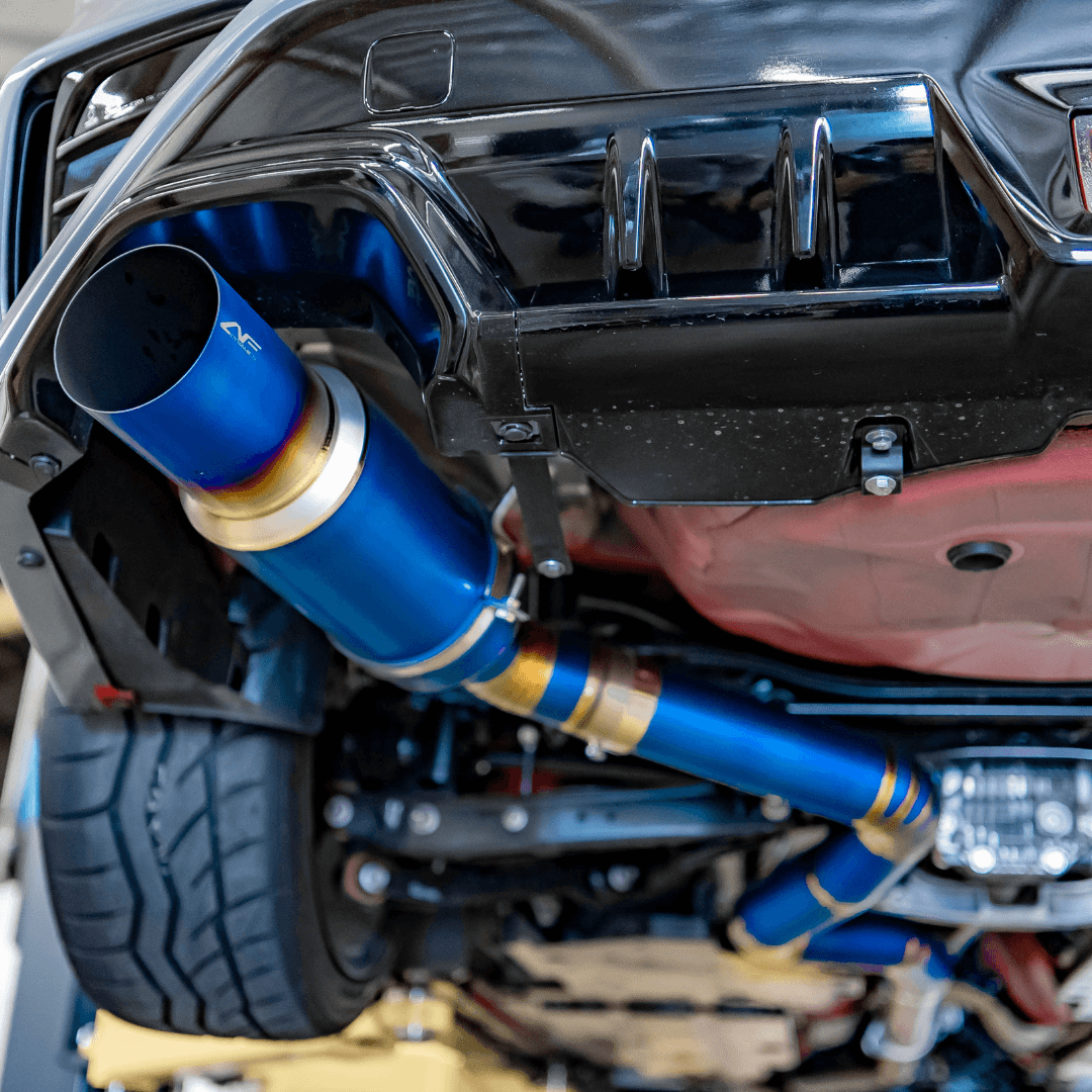 Aeroflow Dynamics Full Titanium Single Exit 3" Cat Back Exhaust For Subaru WRX VB 2022-2025