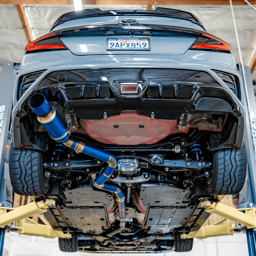Aeroflow Dynamics Full Titanium Single Exit 3" Cat Back Exhaust For Subaru WRX VB 2022-2025