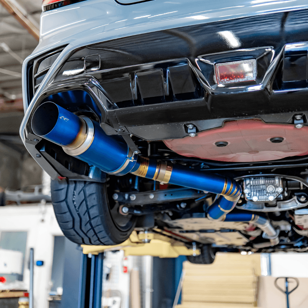 Aeroflow Dynamics Full Titanium Single Exit 3" Cat Back Exhaust For Subaru WRX VB 2022-2025