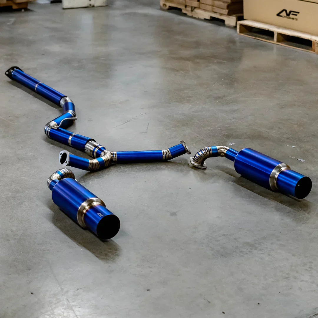 Aeroflow Dynamics Full Titanium Dual Exit 3" Cat Back Exhaust For Subaru WRX VB 2022-2025