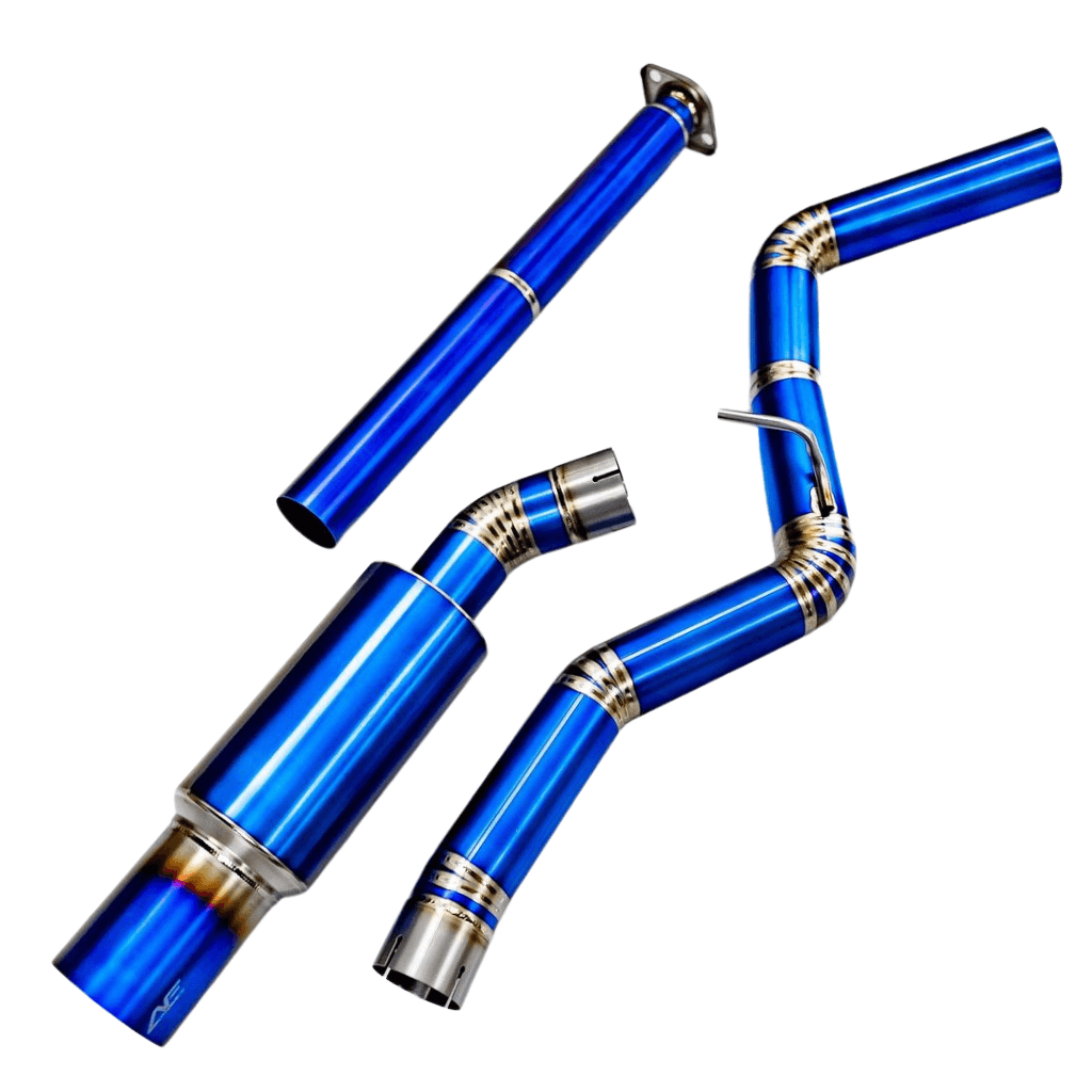Aeroflow Dynamics Full Titanium Single Exit 3" Cat Back Exhaust For Subaru WRX VB 2022-2025
