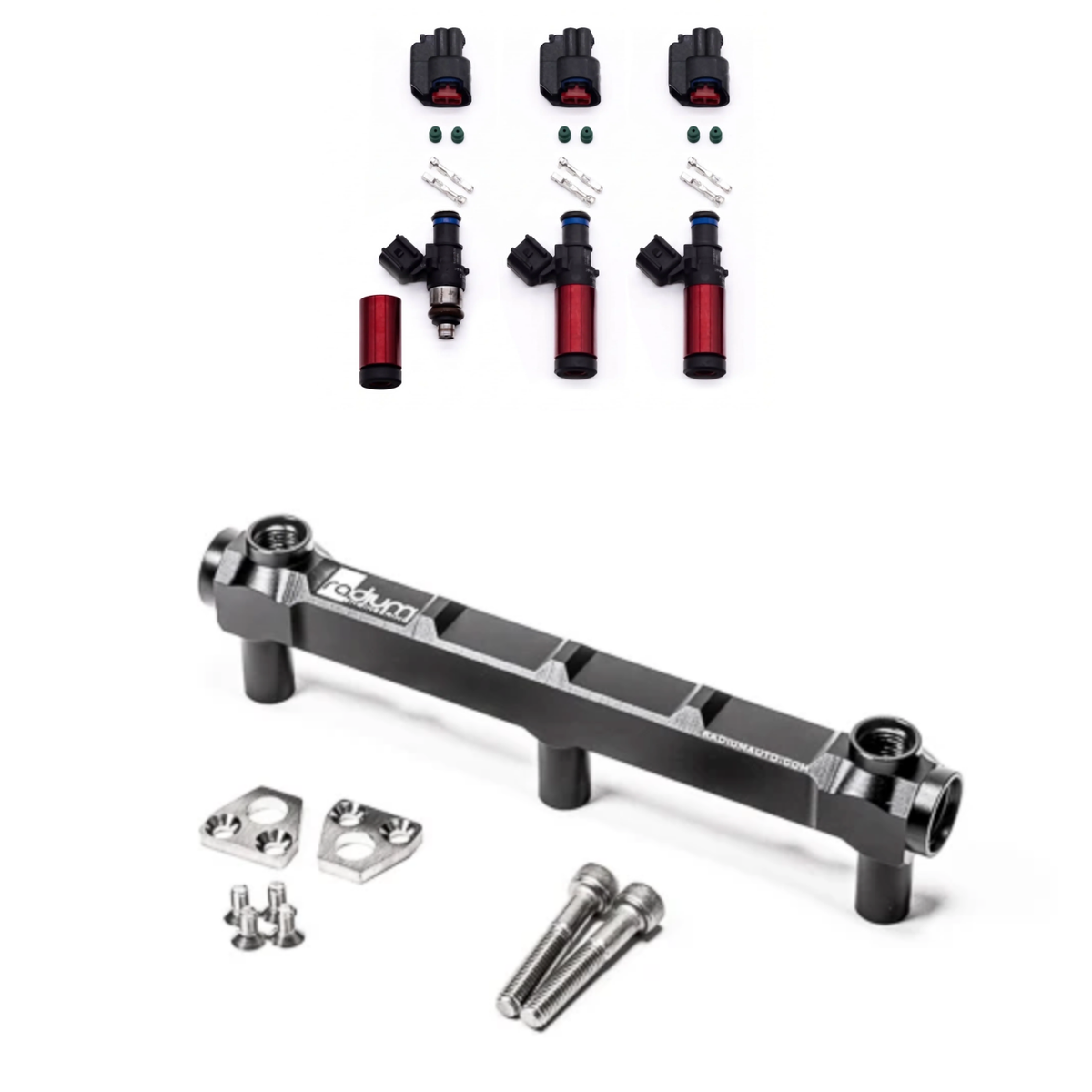 Injector Dynamics XDS Injectors + Radium Engineering Fuel Rail Package for Toyota GR Yaris / GR Corolla