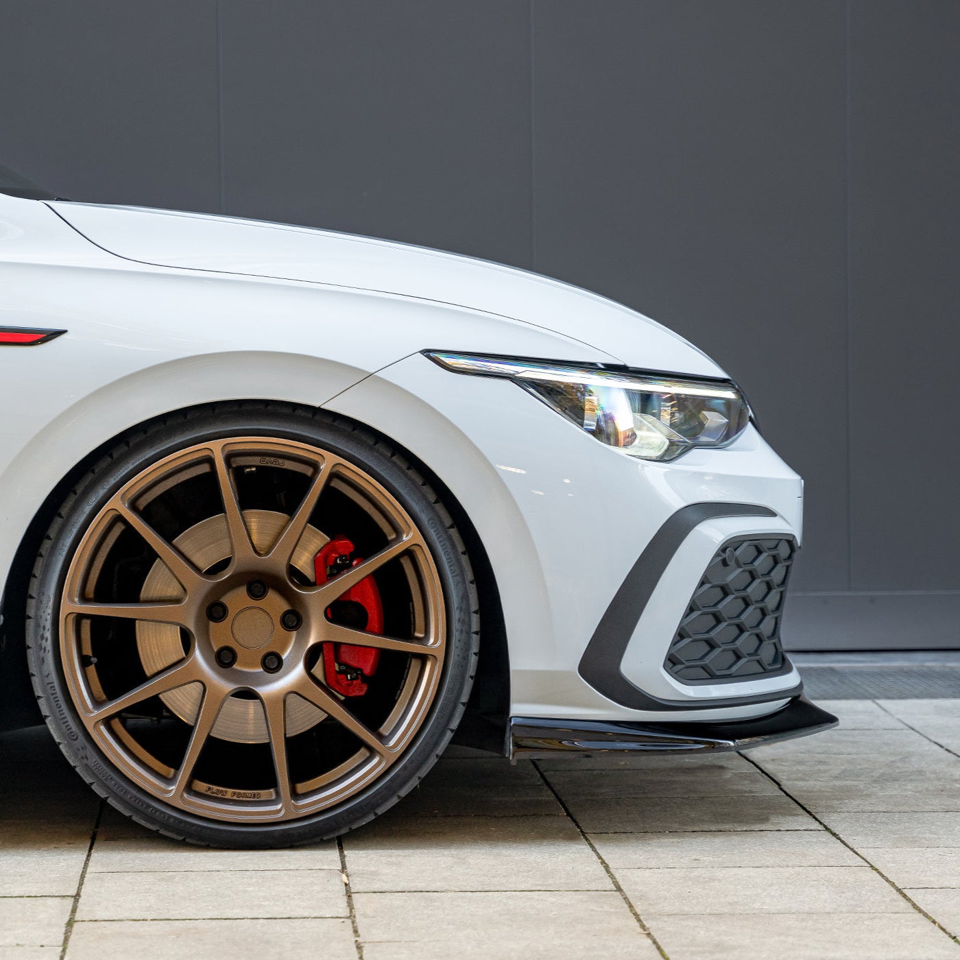 Zaero Designs EVO-1 Front Lip/Splitter for Volkswagen Golf GTI MK8 2021+ - iilumolab