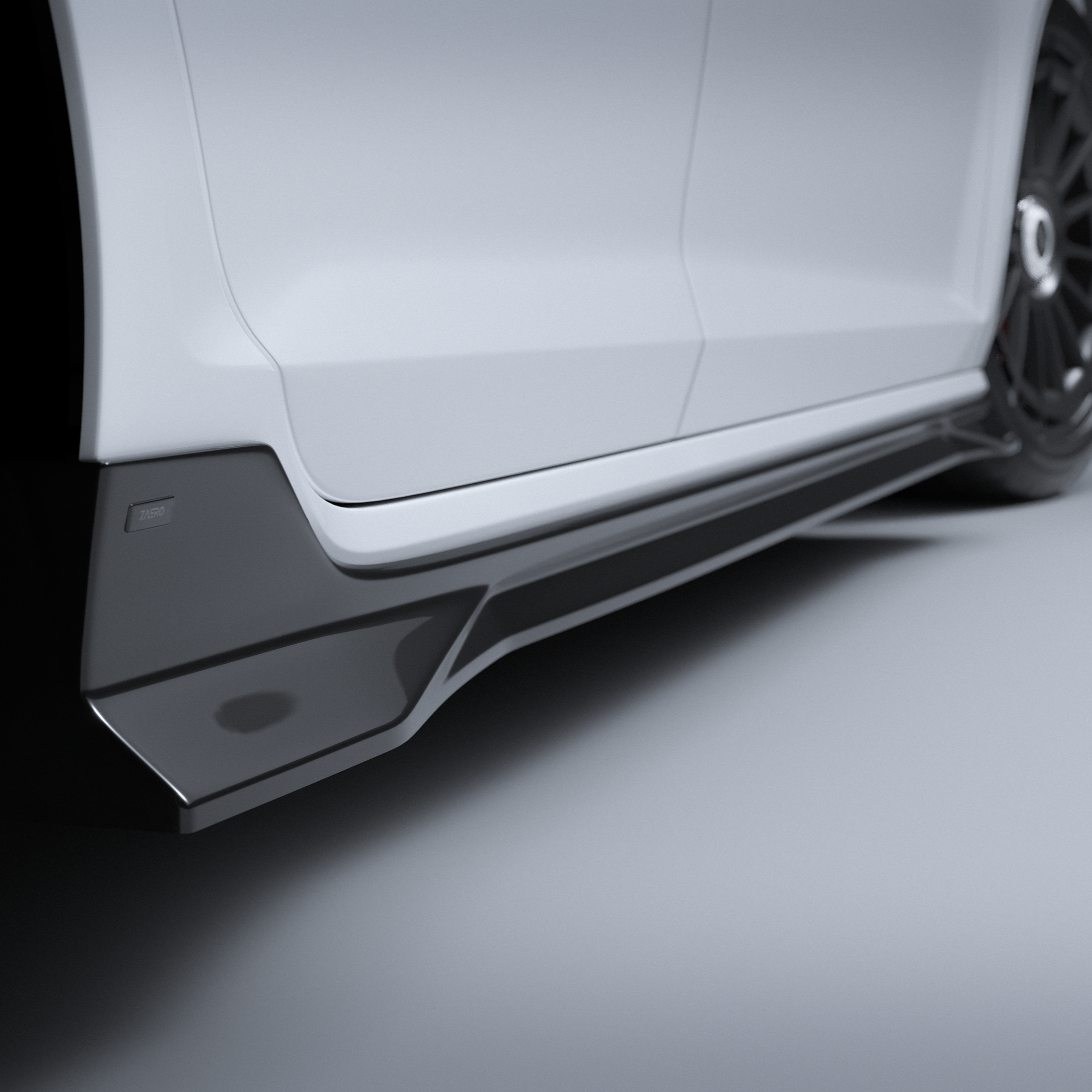 Zaero Designs EVO-1 Side Splitters for Volkswagen Golf MK7/7.5 TSI, GTI & R 2014-2021