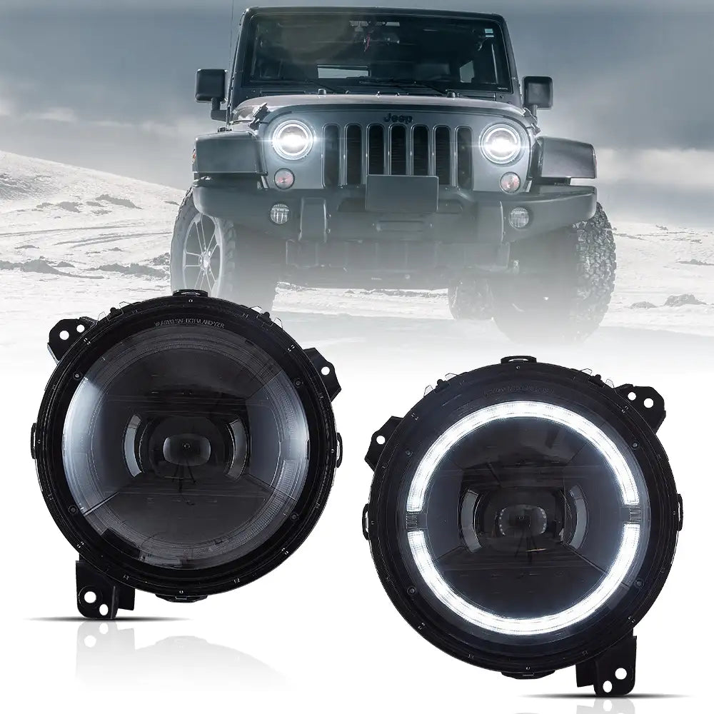 2018-2024 JEEP WRANGLER (JL) & GLADIATOR LED HEADLIGHTS - iilumo