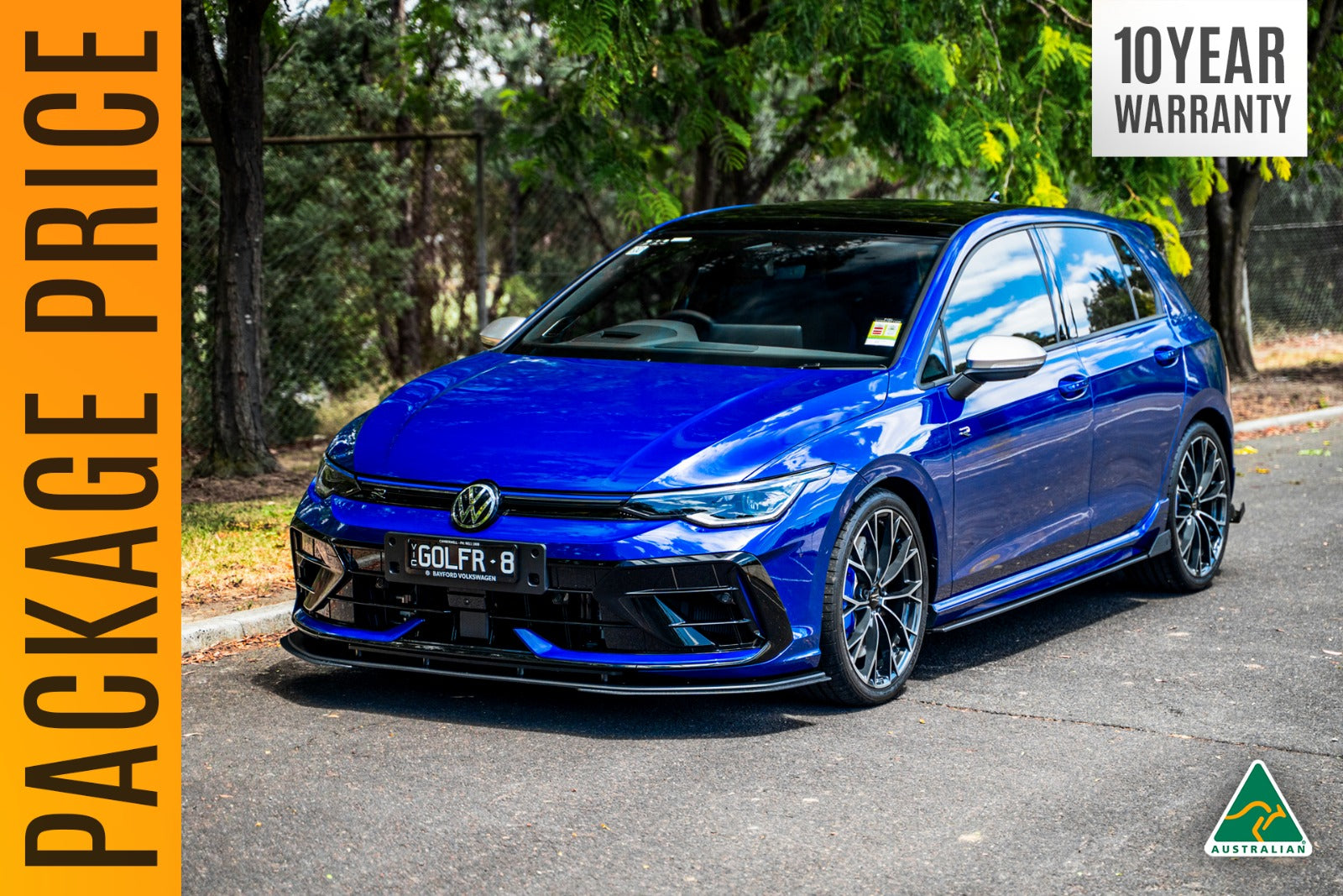 Flow Designs MK8.5 Golf R Full Lip Splitter Set - iilumolab