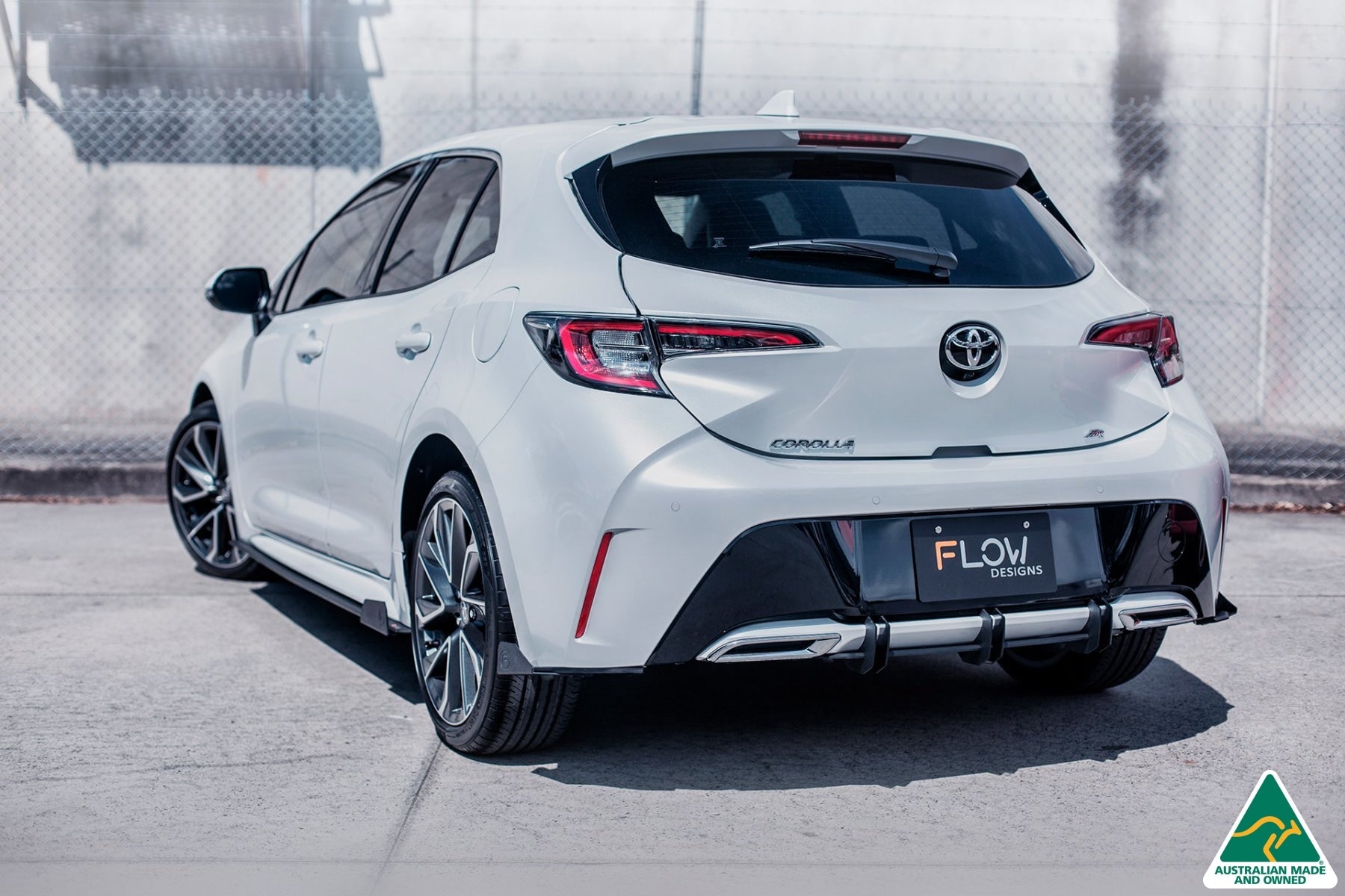 Flow Designs Corolla MZEA12R/ZWE211R 2018-2022 Flow-Lock Rear Diffuser - iilumolab