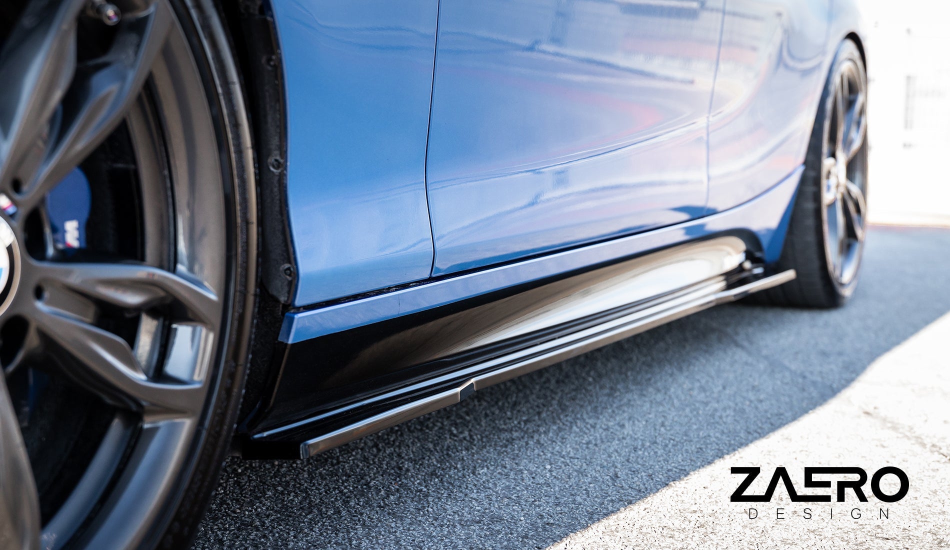 Zaero Designs EVO-1 Side Splitter for BMW 1 Series F20 2012-2019 / 2 Series F22 2014-2021 - iilumolab