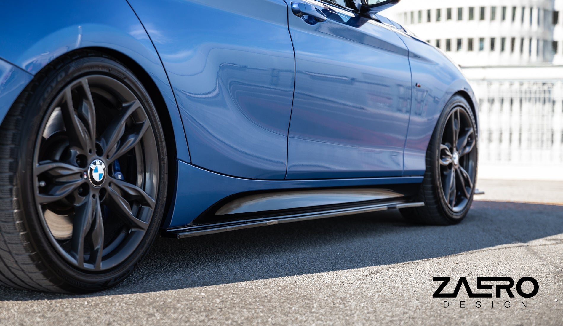 Zaero Designs EVO-1 Side Splitter for BMW 1 Series F20 2012-2019 / 2 Series F22 2014-2021 - iilumolab