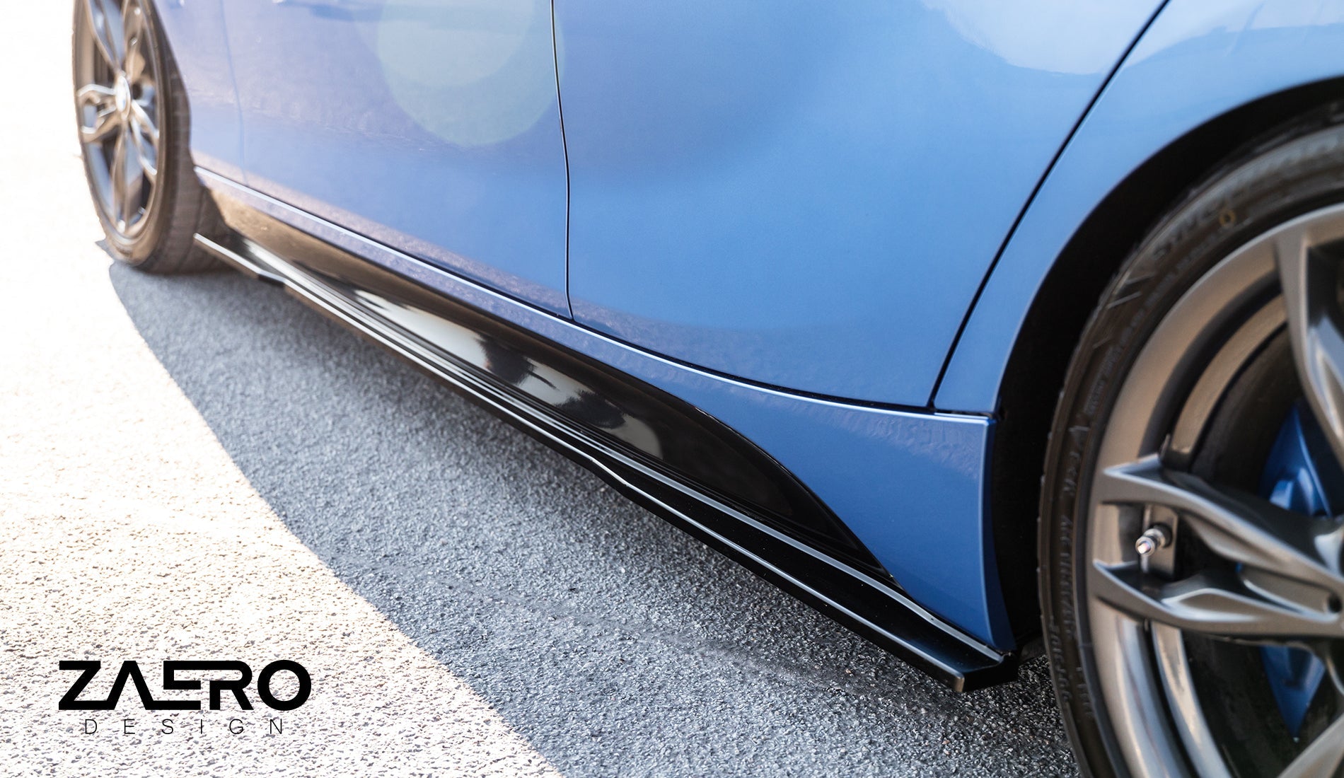 Zaero Designs EVO-1 Side Splitter for BMW 1 Series F20 2012-2019 / 2 Series F22 2014-2021 - iilumolab
