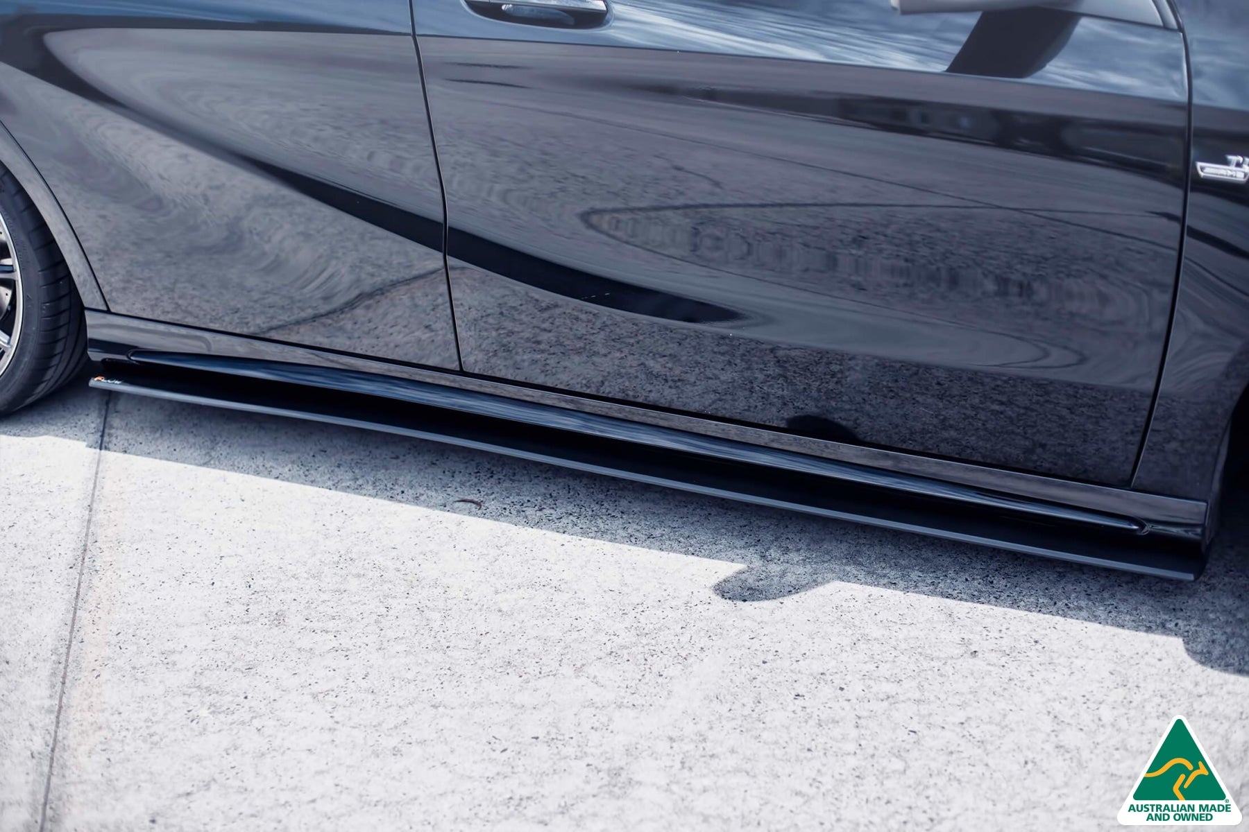 Flow Designs A45 AMG W176 (PFL) Side Skirt Splitters (Pair) - iilumolab