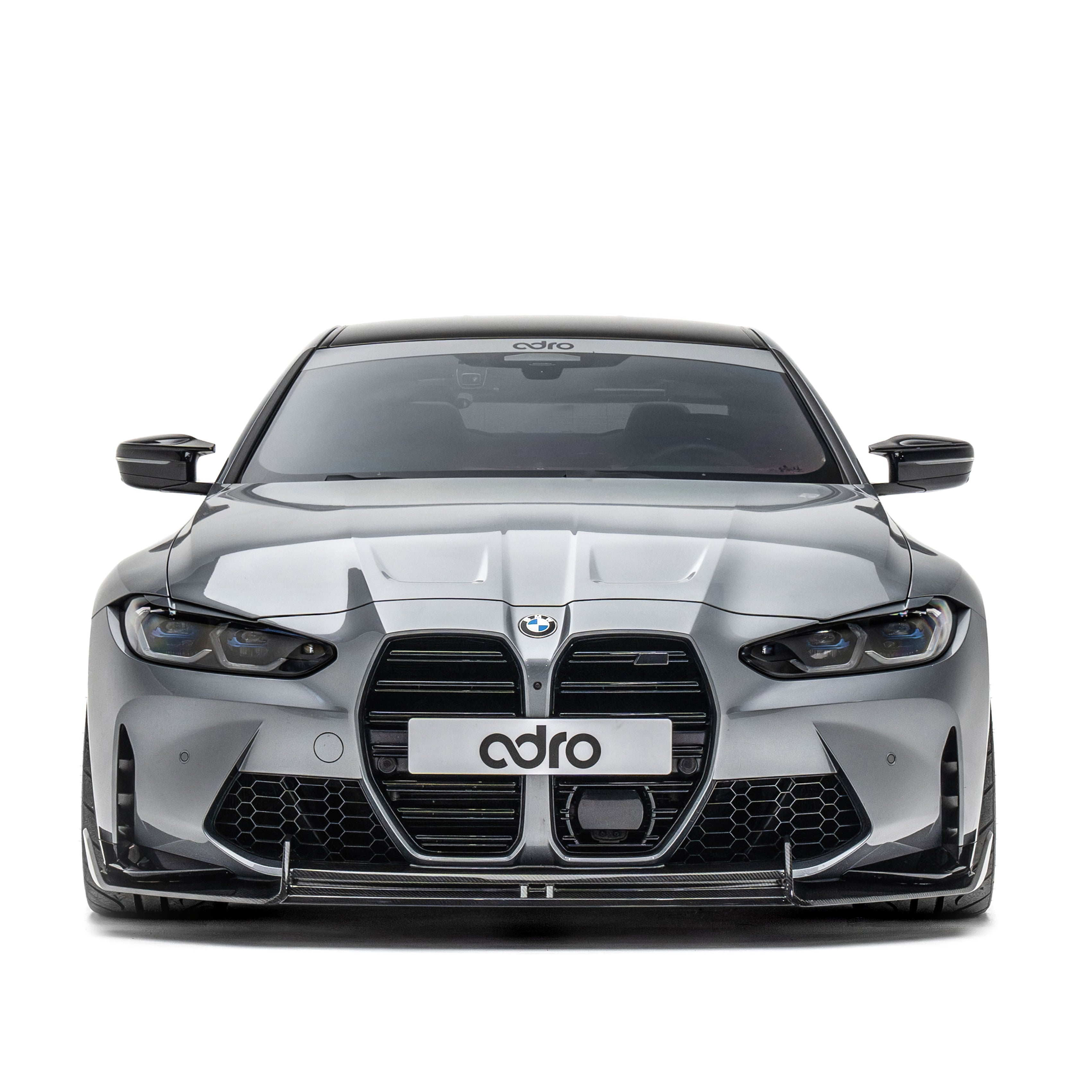 ADRO BMW G80 G81 M3 / G82 G83 M4 Dry Carbon Fiber Front Lip for OEM Front Bumper 2020+
