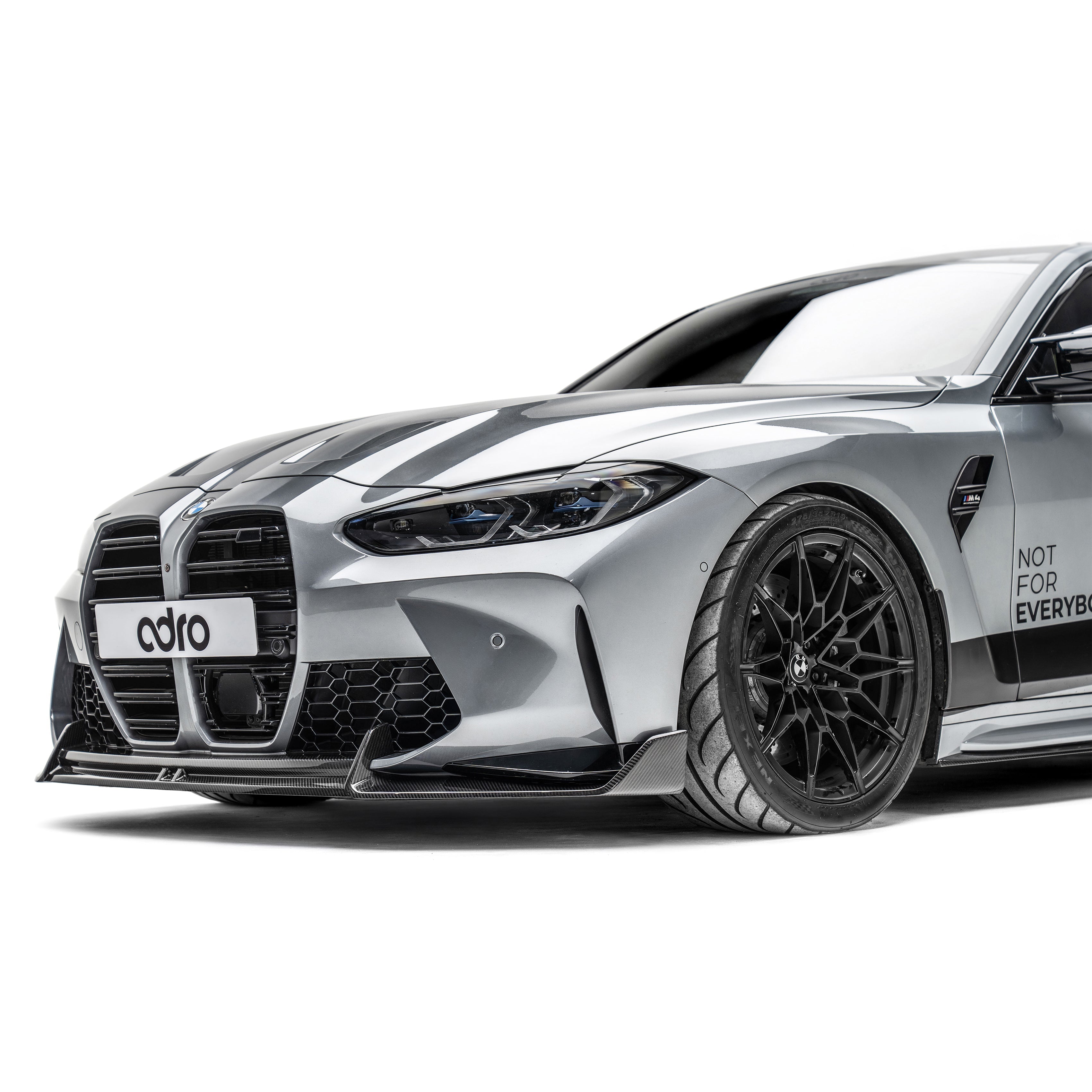 ADRO BMW G80 G81 M3 / G82 G83 M4 Dry Carbon Fiber Front Lip for OEM Front Bumper 2020+