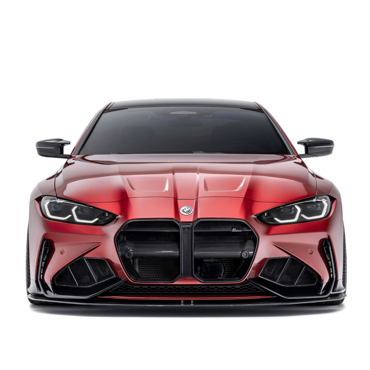 BMW G80 G81 M3/G82 G83 M4 Front Bumper Dry Carbon Fiber Grille & Duct Vents for ADRO Front Bumper 2020+