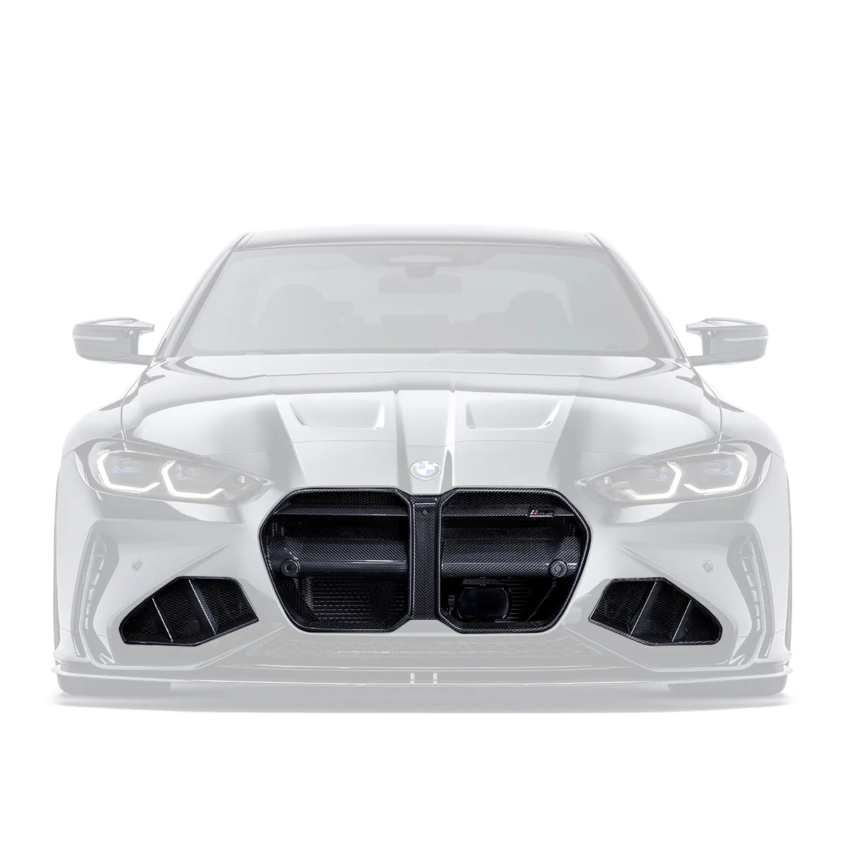 ADRO BMW G8X M3/M4 FRONT BUMPER CARBON FIBER GRILLE & DUCT VENTS