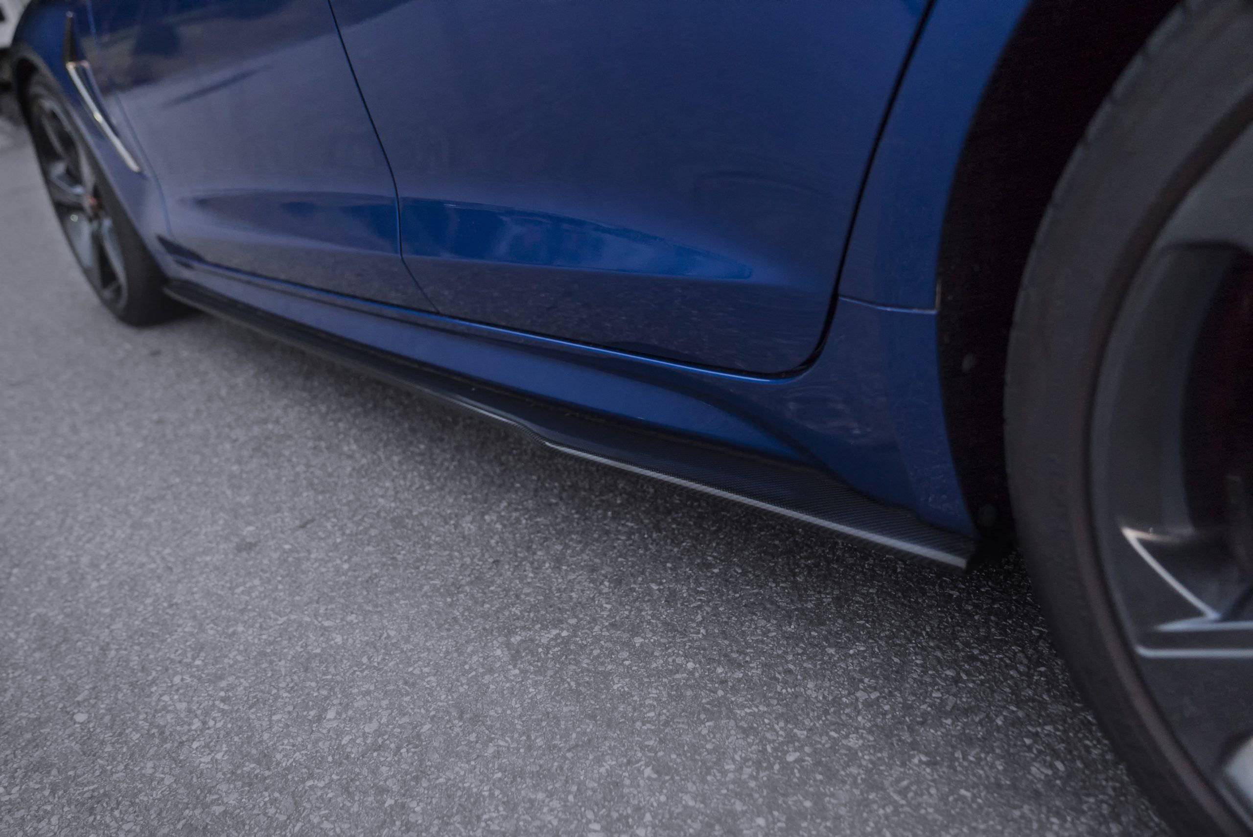 Genesis G70 Carbon Fiber Side Skirts V2 2019-2021