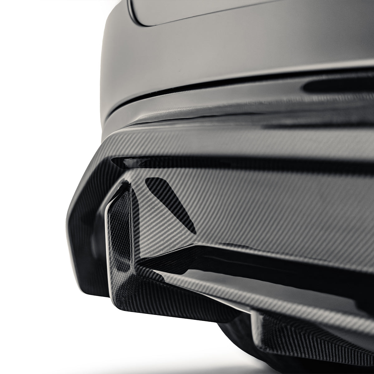 Tesla Model Y V2 Carbon Fiber Rear Diffuser 2022-2024