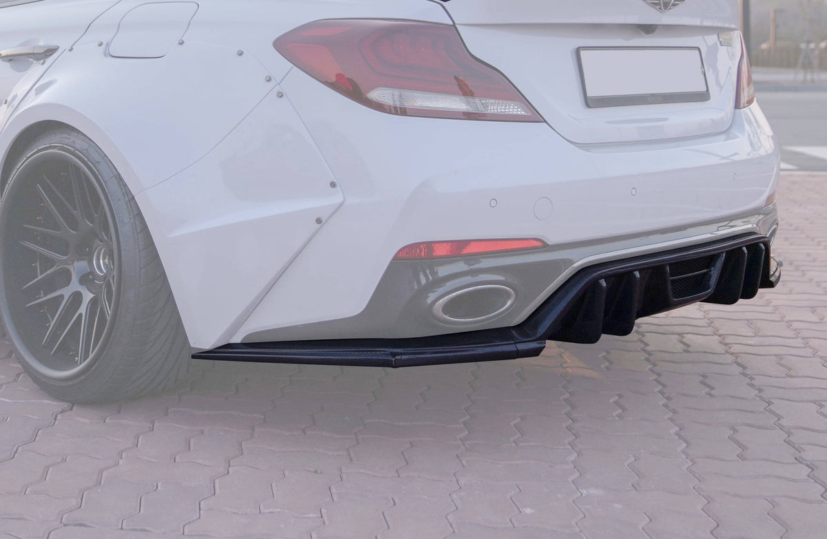 Genesis G70 3.3L Carbon Fiber Rear Diffuser V2 2019-2021