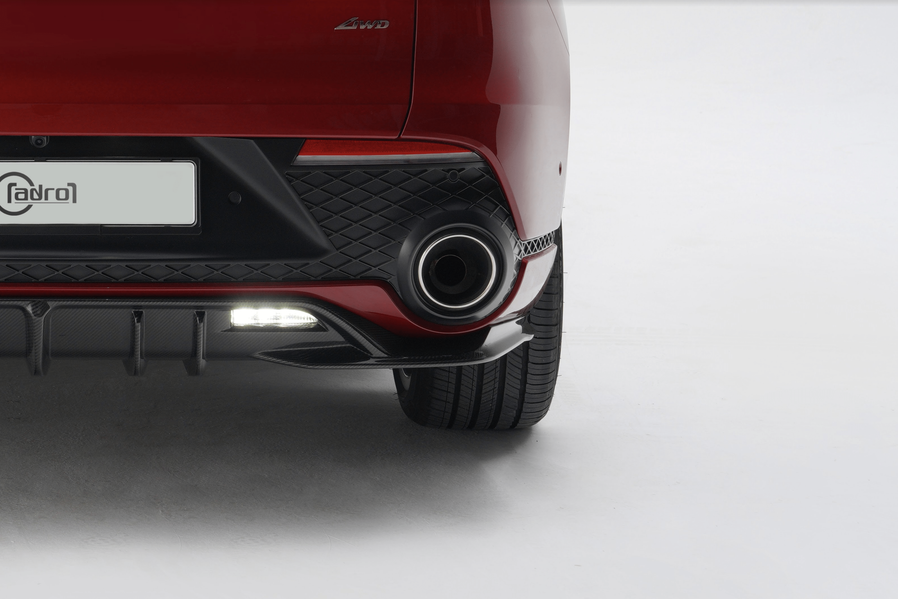 Genesis GV70 Carbon Fiber Rear Diffuser 2022+