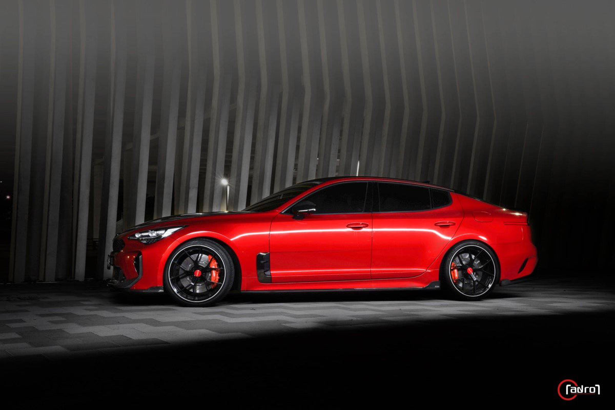 Kia Stinger Carbon Fiber Side Skirts V2 2018+