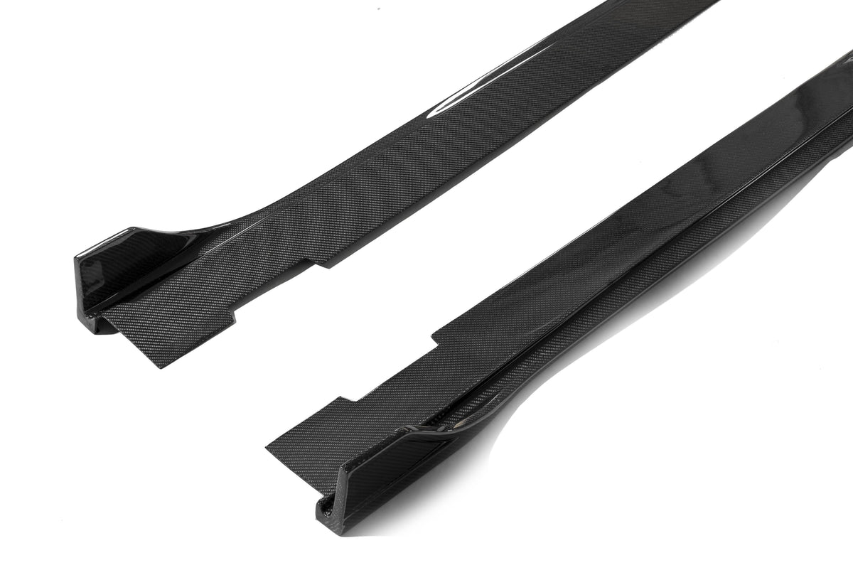 Kia Stinger Carbon Fiber Side Skirts V2 2018+