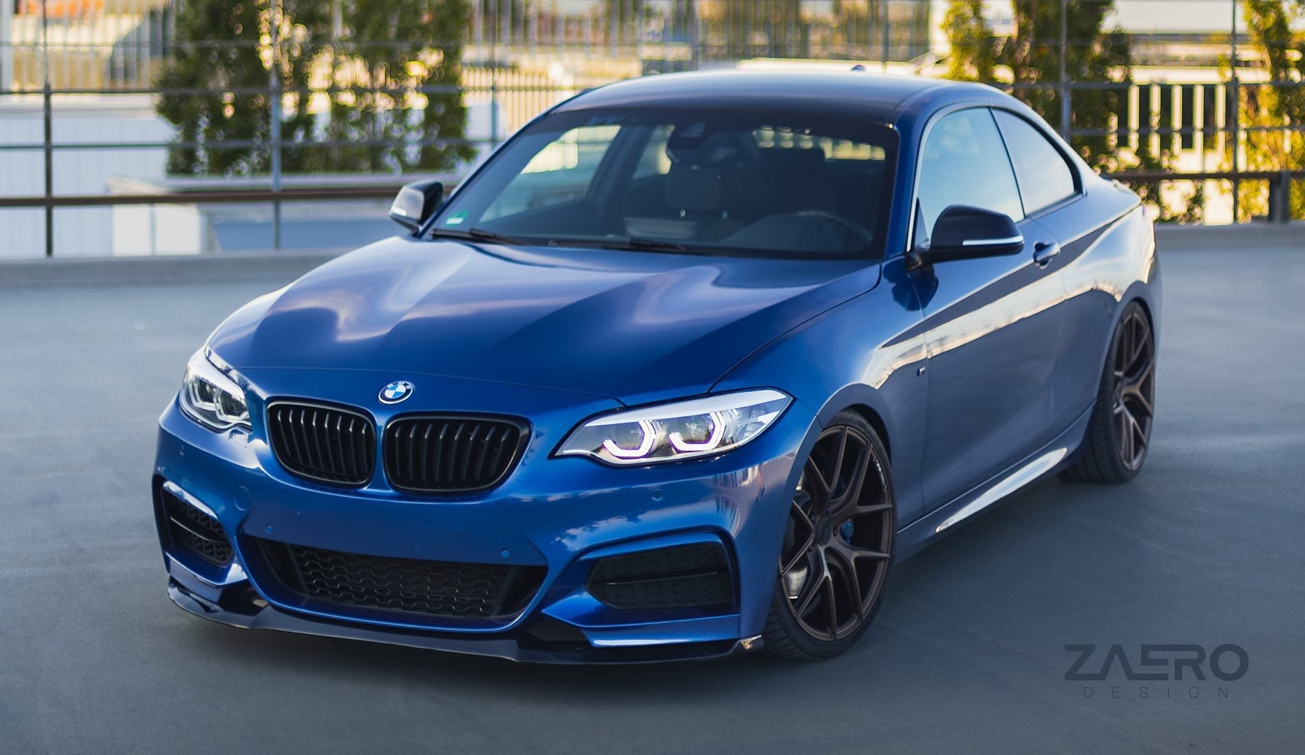 Zaero Designs EVO-1 Front Lip/Splitter for BMW 2 Series F22 F23 2014-2021 - iilumolab