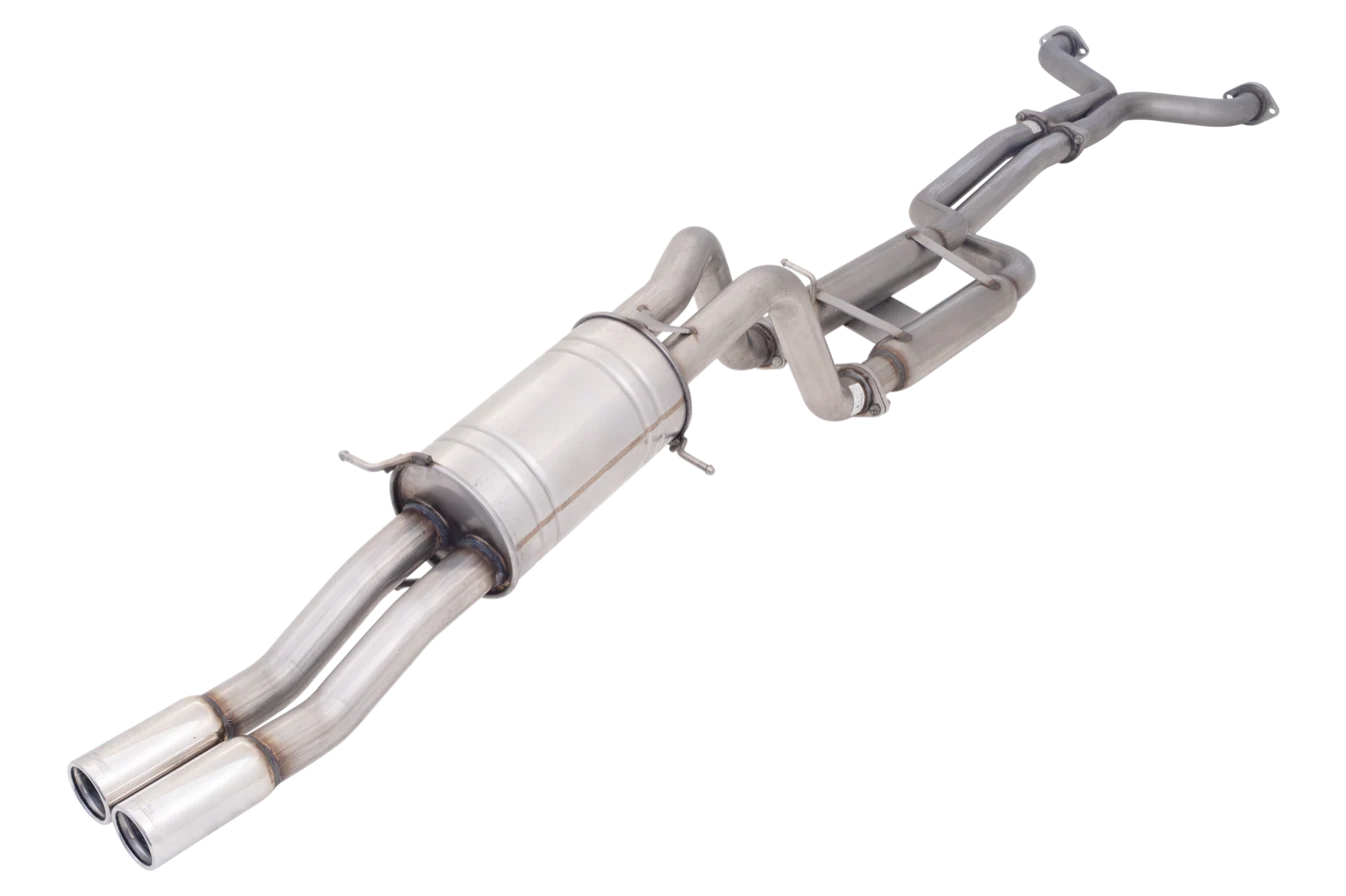 XForce Ford BA BF Falcon V8 Ute Twin 2.5Inch Raw 409 Cat Back Exhaust System - iilumolab