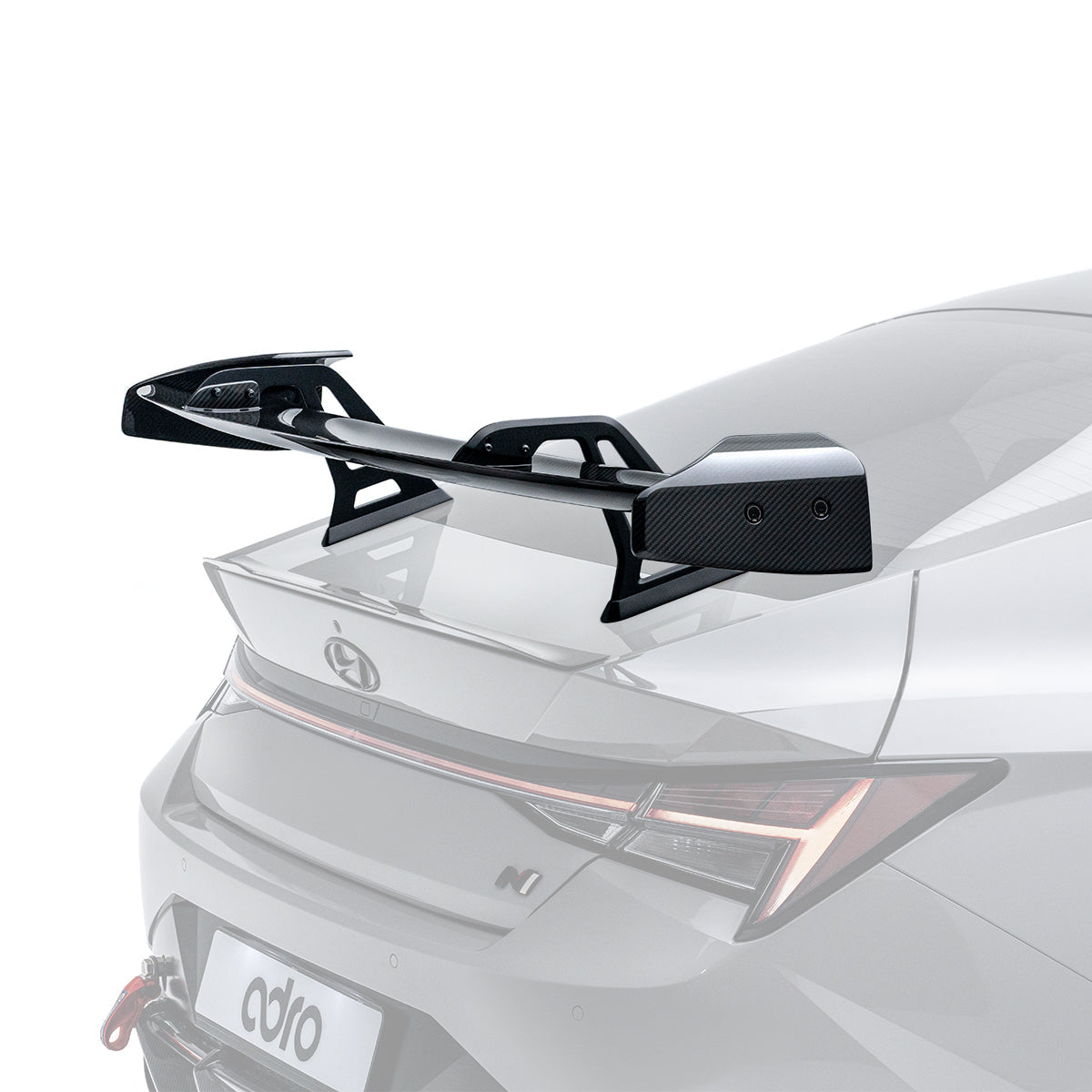 Carbon Fiber AT-R1 Swan Neck GT Wing for Hyundai i30N Sedan / Elantra N 2021+