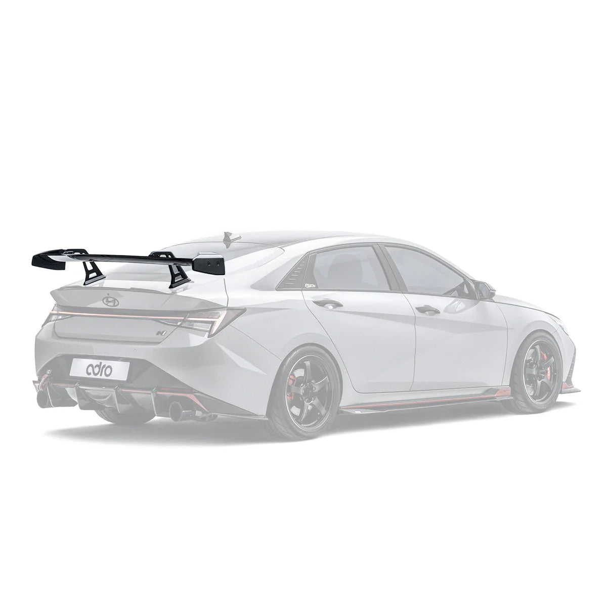 ADRO Hyundai i30 Sedan / Elantra N AT-R1 Swan Neck GT Wing 2021+