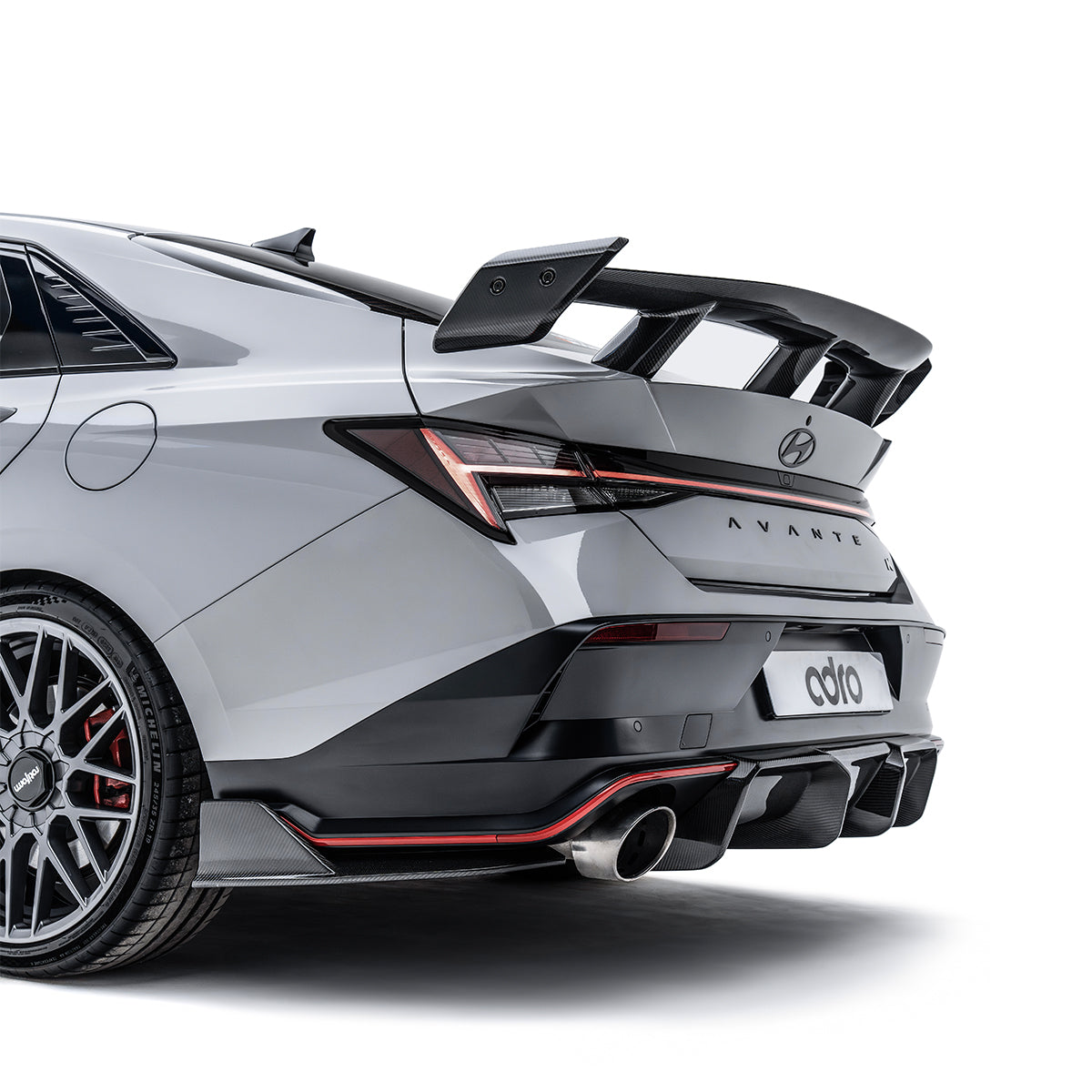 Carbon Fiber Rear Spoiler for Hyundai i30N Sedan / Elantra N Facelift 2024+