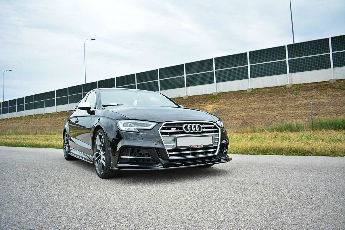 Maxton Design Front Splitter Audi S3 / A3 S-Line 8V FL V1