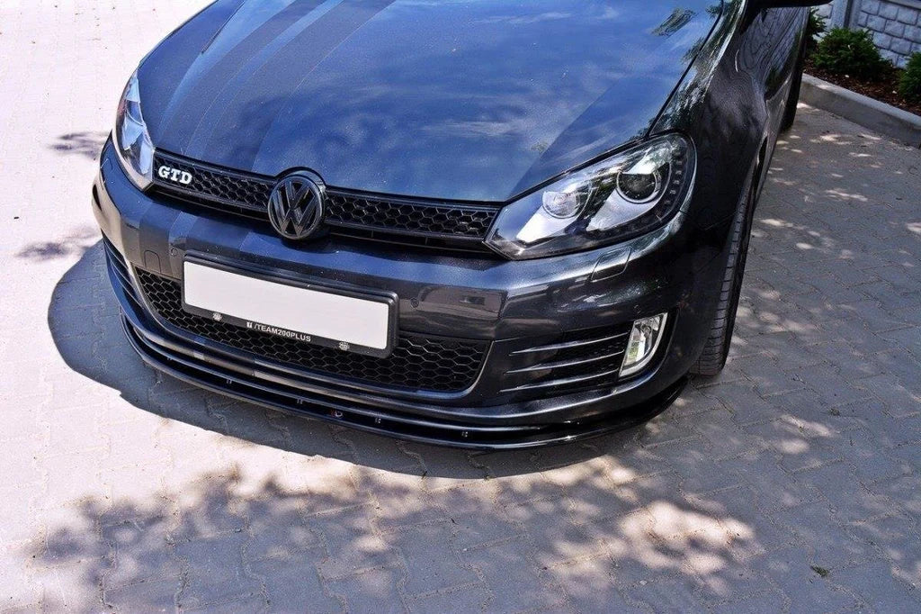 Maxton Designs Front Splitter Ver.2 VW Golf Mk6 GTI Front Lip