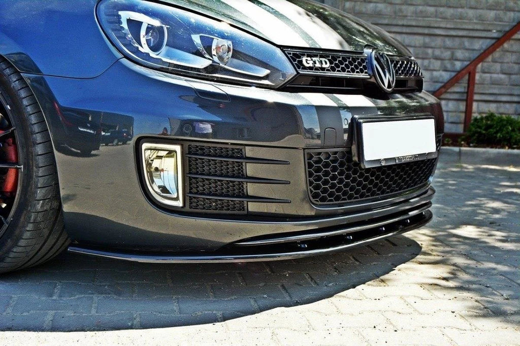 Maxton Designs Front Splitter Ver.2 VW Golf Mk6 GTI Front Lip