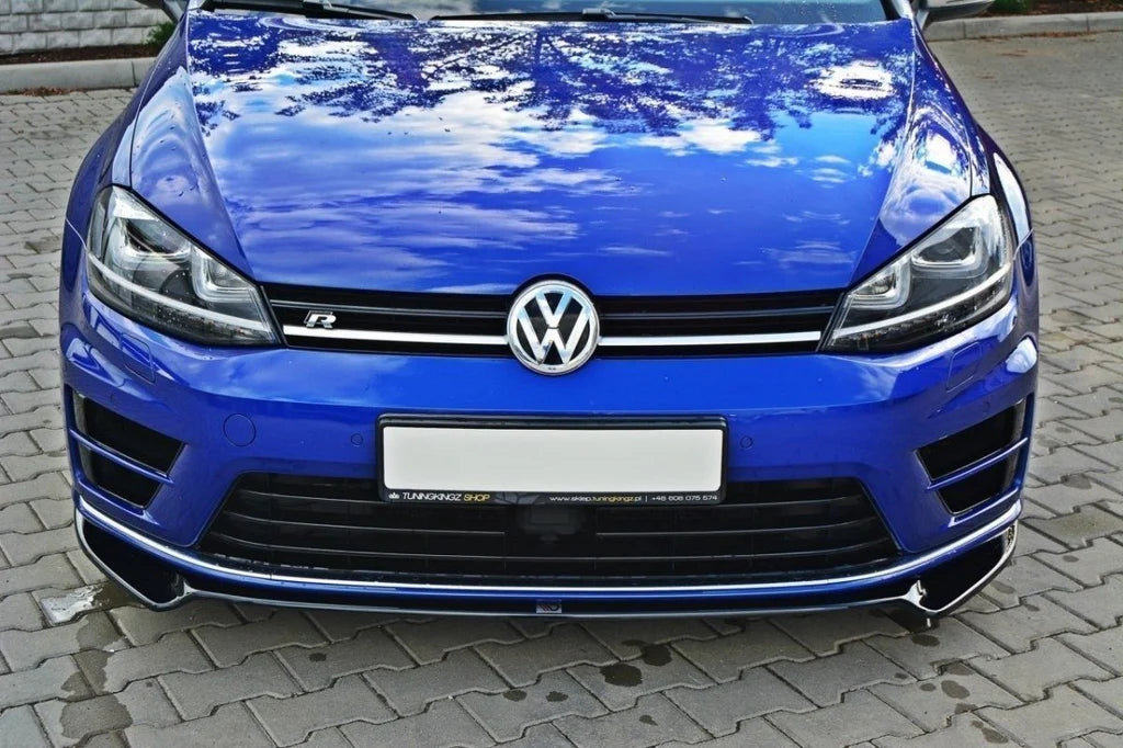 Maxton Designs Front Splitter VW Golf Mk7 R Ver2 (Prefacelift) Front Lip