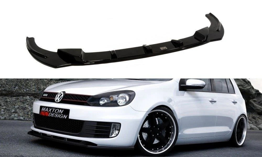 Maxton Designs Front Splitter Ver.1 VW Golf Mk6 GTI Front Lip