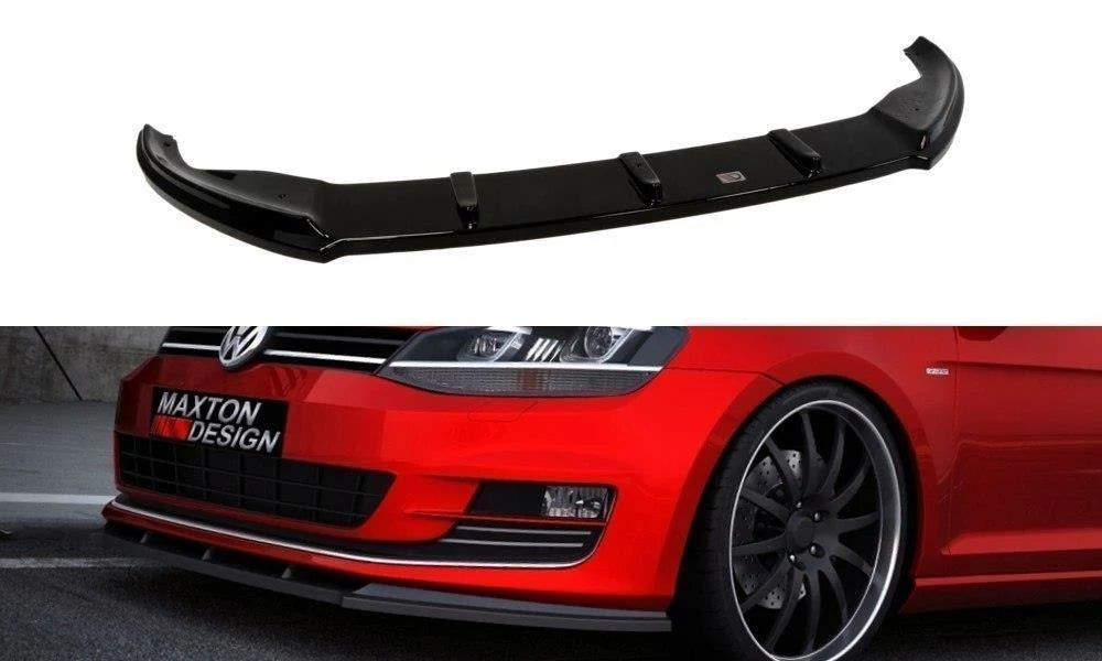 Maxton Design Front Splitter VW Golf Mk7 (Prefacelift) Front Lip