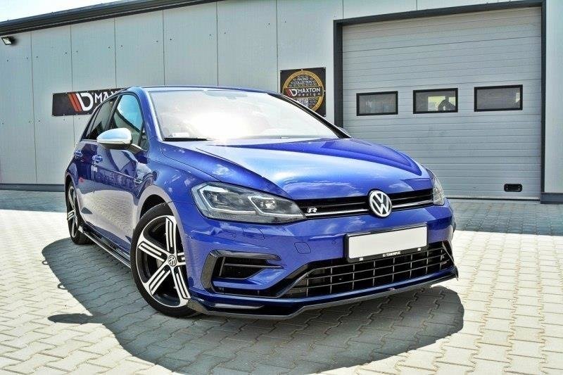 Maxton Designs Front Splitter VW Golf Mk7.5 R Ver2 (Facelift) Front Lip